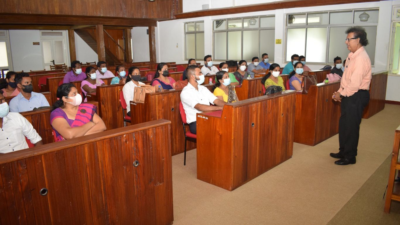 ස්වයං සංවර්ධනය හා ස්වයං කළමනාකරණය පිළිබද පුහුණු වැඩමුළුව