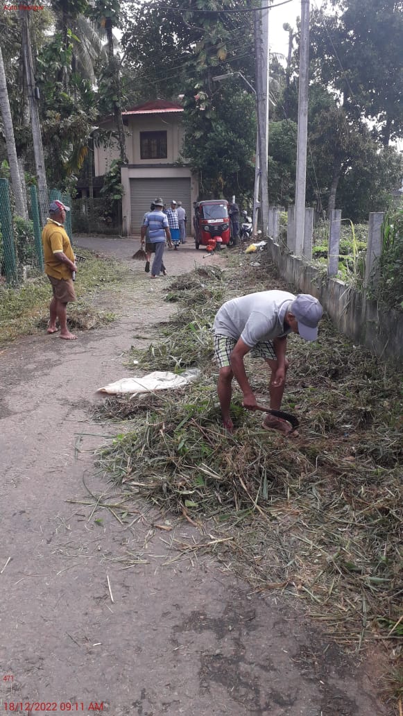 කඩුගන්නාව නගර සභාව මගින් සංවිධානය කරනු ලැබූ ඉලුක්වත්ත ජිනරුවන් මාවත හා පිළිමතලාව විජේතුංග මාවත පවිත්ර කිරීමේ ශ්රමදාන වැඩසටහනක්.
