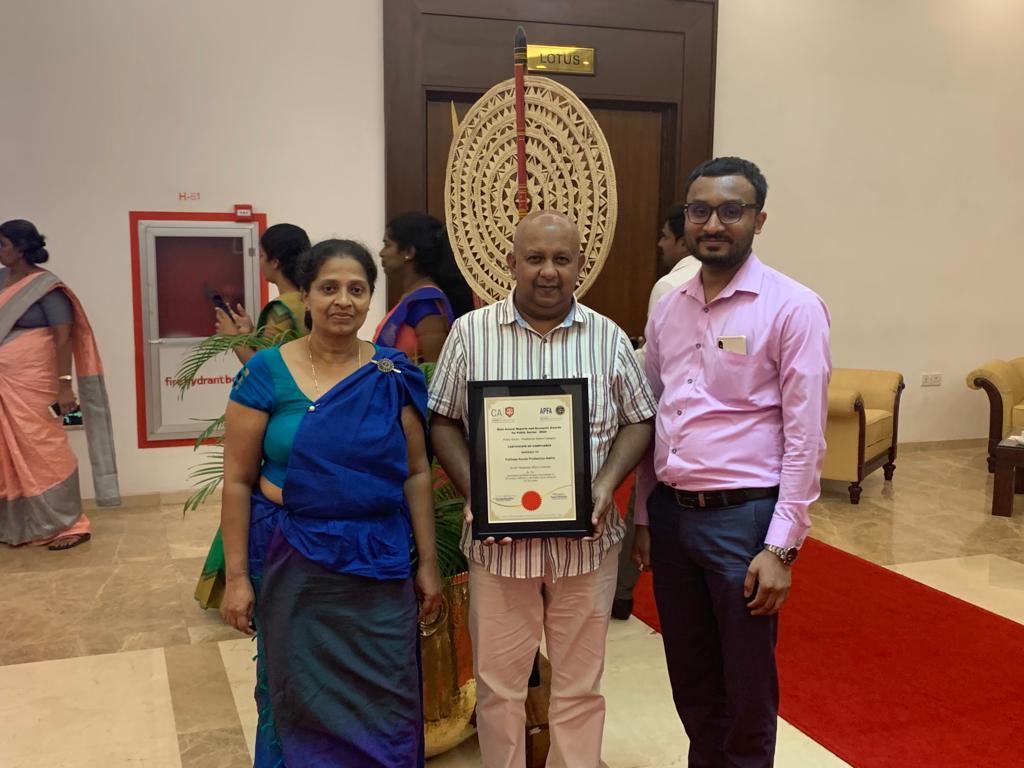 වාර්ෂික කාර්ය සාධන වාර්තා හා ගිණුම් සම්මාන තරගාවලියෙන් 2020 වර්ෂයේ අවසන් ගිණුම් සැකසීම වෙනුවෙන් පස්බාගෙ කෝරලේ ප්රාදේශීය සභාව සහතික පත්රයක්.