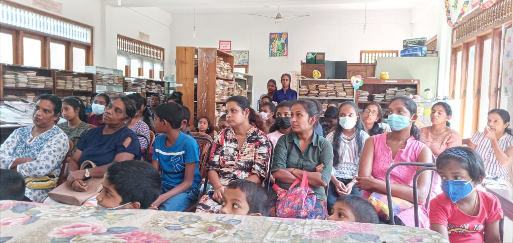 කුණ්ඩසාල පිලවල මහජන පුස්තකාලය මගින් ආහාර සුරක්ෂිතතාවය හා පෝෂණය පිළිබදව දැනුවත් කිරීමේ වැඩසටහනක්