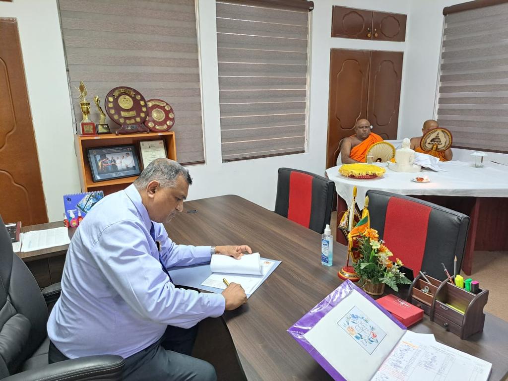ඉංජිනේරු සේවා දෙපාර්තමේන්තුවේ නව පළාත් අධ්යක්ෂ සියධුරයේ රාජකාරි කටයුතු