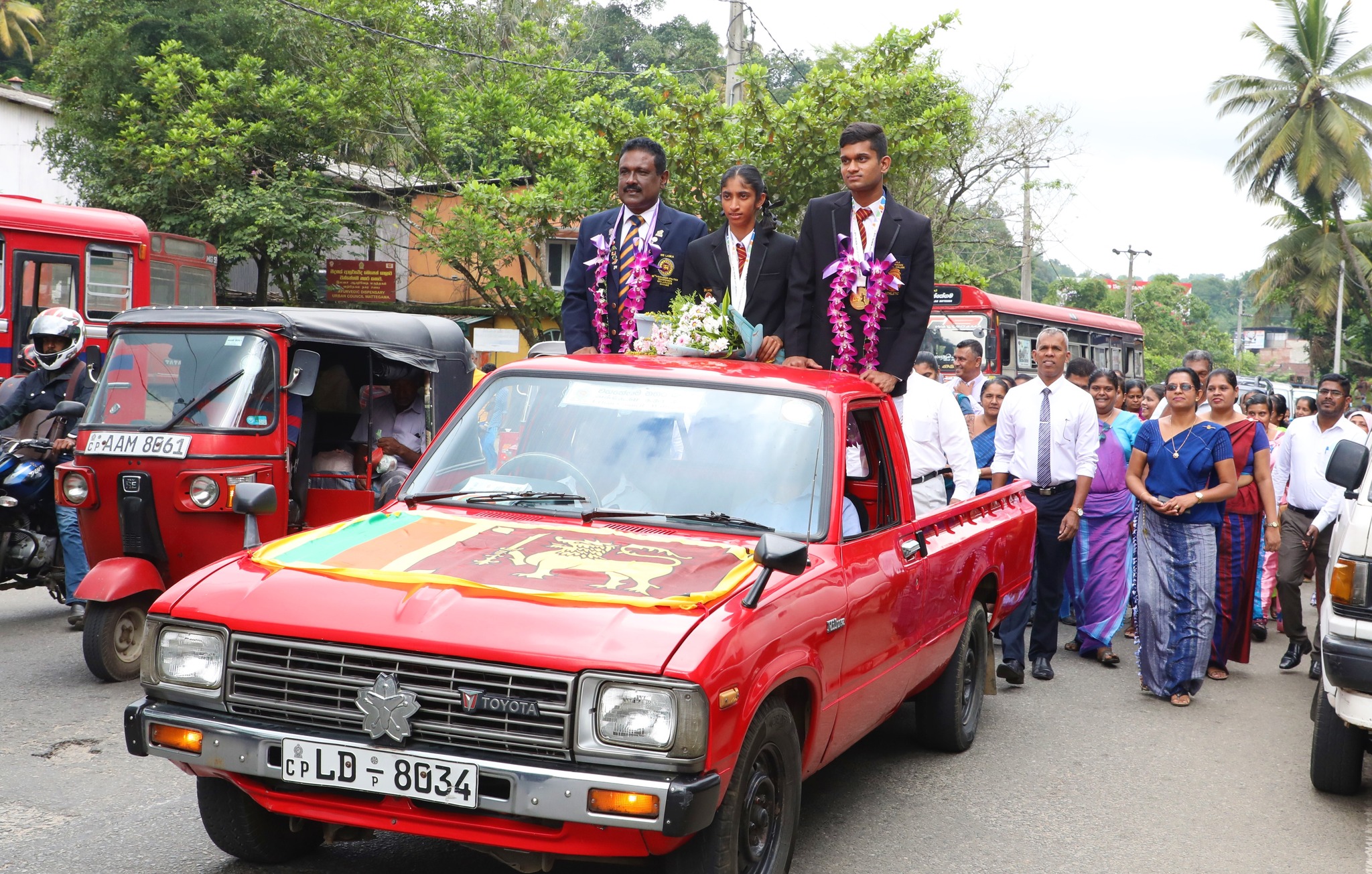 ආසියානු කණිෂ්ඨ මලල ක්රිඩා තරග ඉතිහාසයේ ශ්රී ලංකාවට පළමු රන් පදක්කම හිමිකරදුන් තරුෂිට උපහාර.