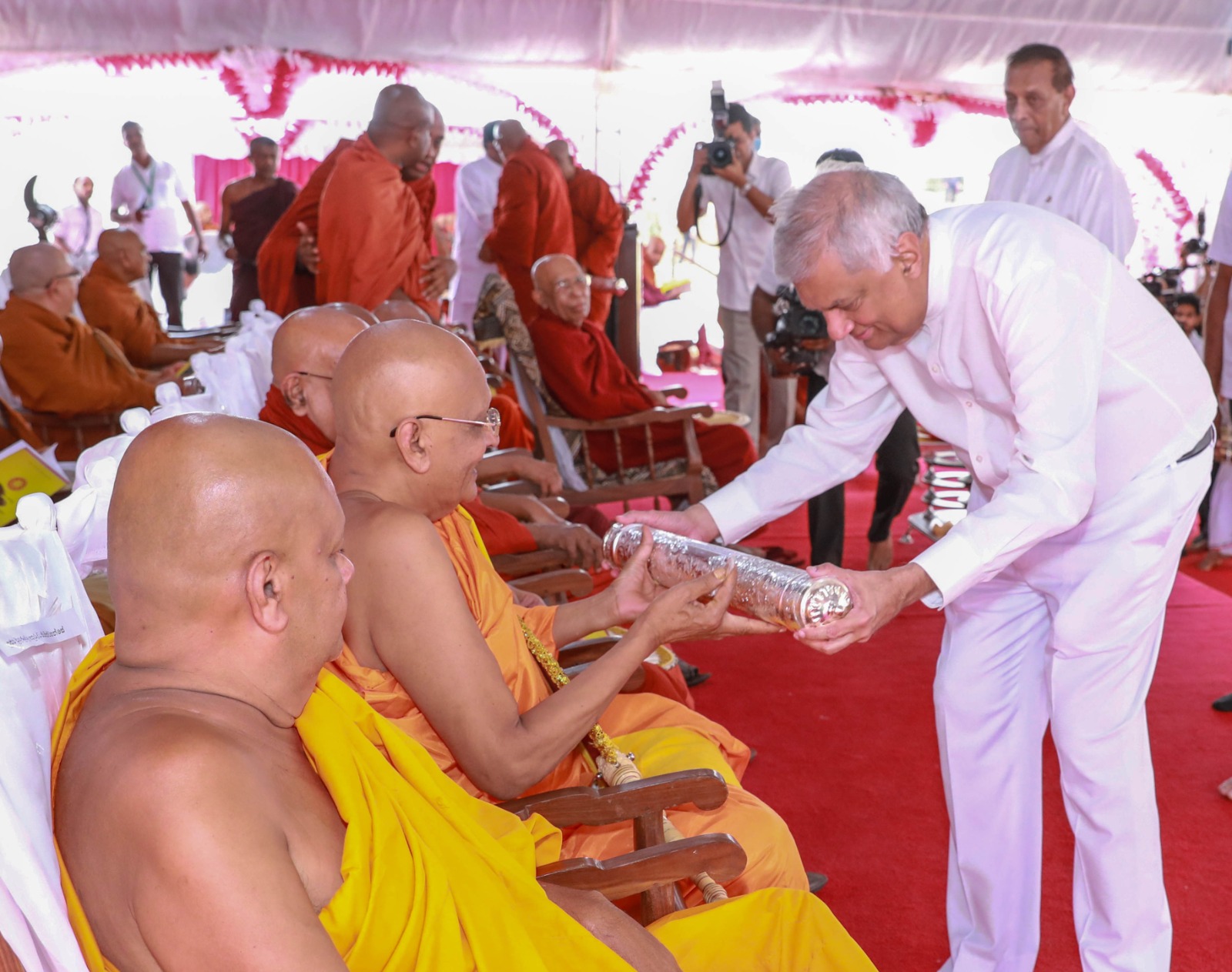 රාමඤ්ඤ මහා නිකායේ 73වන ජාතික උපසම්පදා විනය කර්ම සමාරම්භක රාජ්ය මහෝත්සවය.