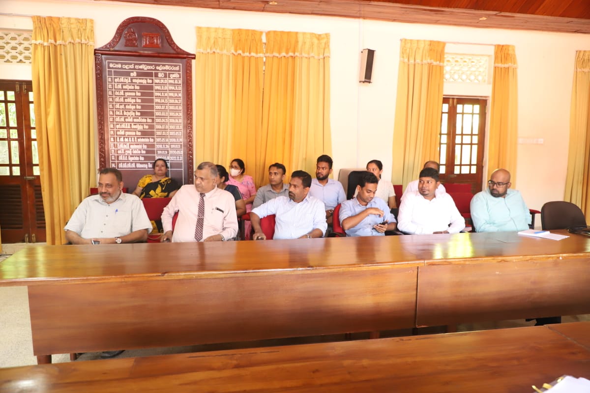 ශ්රී ලංකා ඉංජිනේරු සේවයේ පවතින ගැටළු නිරාකරණය කිරීම වෙනුවෙන් විශේෂ සාකච්ඡාවක්.