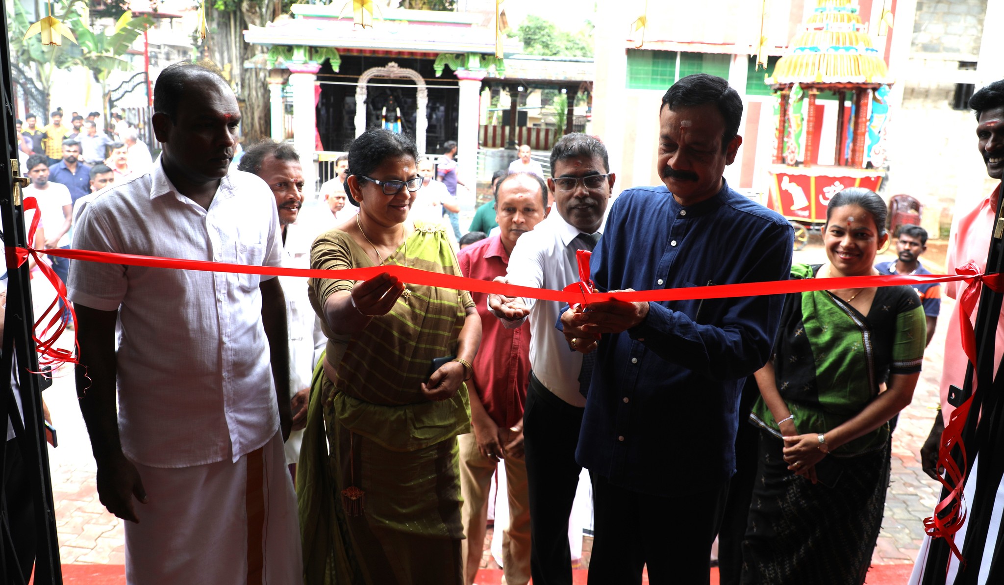 මාතලේ මහ නගර සභාවේ ප්රතිපාදන යටතේ රුපියල් මිලියන3.5ක වියදමින් ඉදිකළ මාඩසාමි දේවාල භූමියේ බහු කාර්යය ගොඩනැගිල්ල ජනතා අයිතියට.