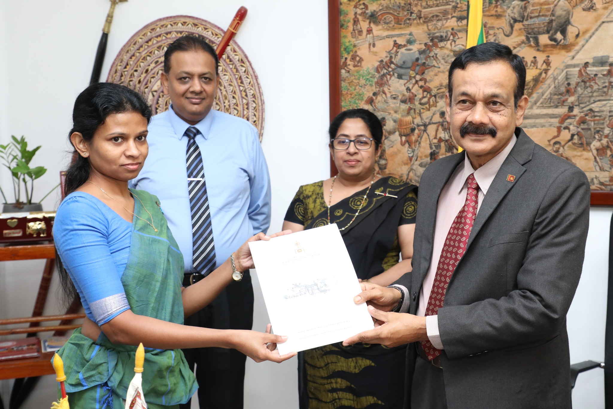ක්‍රීඩා, පේෂකර්ම හා විගණන දෙපාර්තමේන්තුවලට අලුත් ප්‍රධානීන්.
