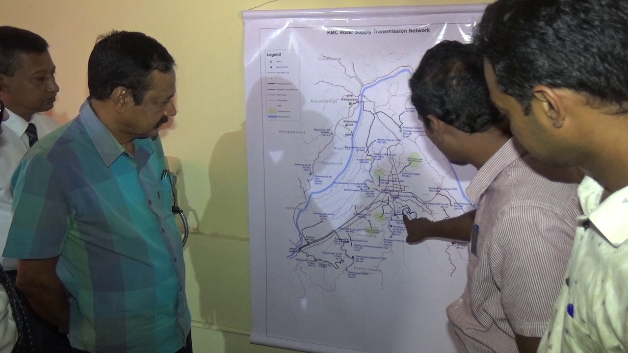මහනුවර ජල සම්පාදන ව්යාපෘතියෙන් අම්පිටියටත් ජලය.