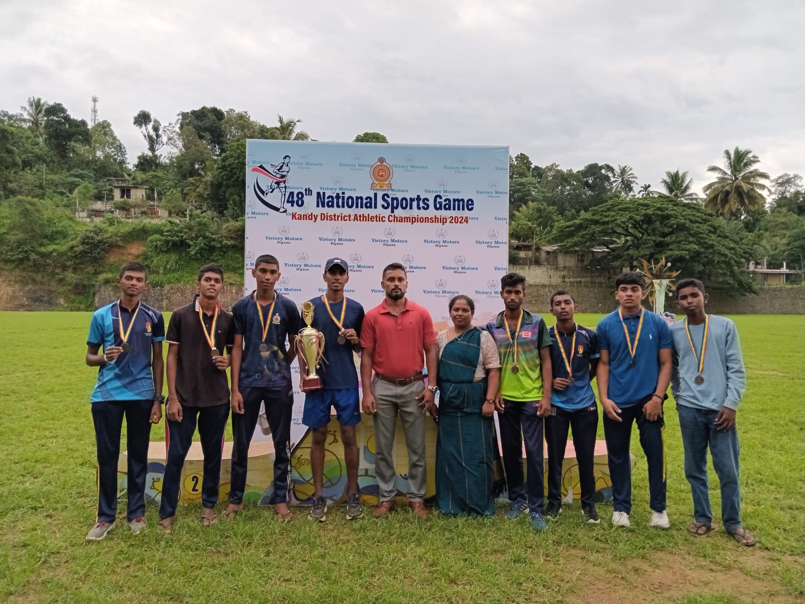 මහනුවර දිස්ත්රික් මලල ක්රීඩා ශූරතාවය ගඟවටකෝරළයට.