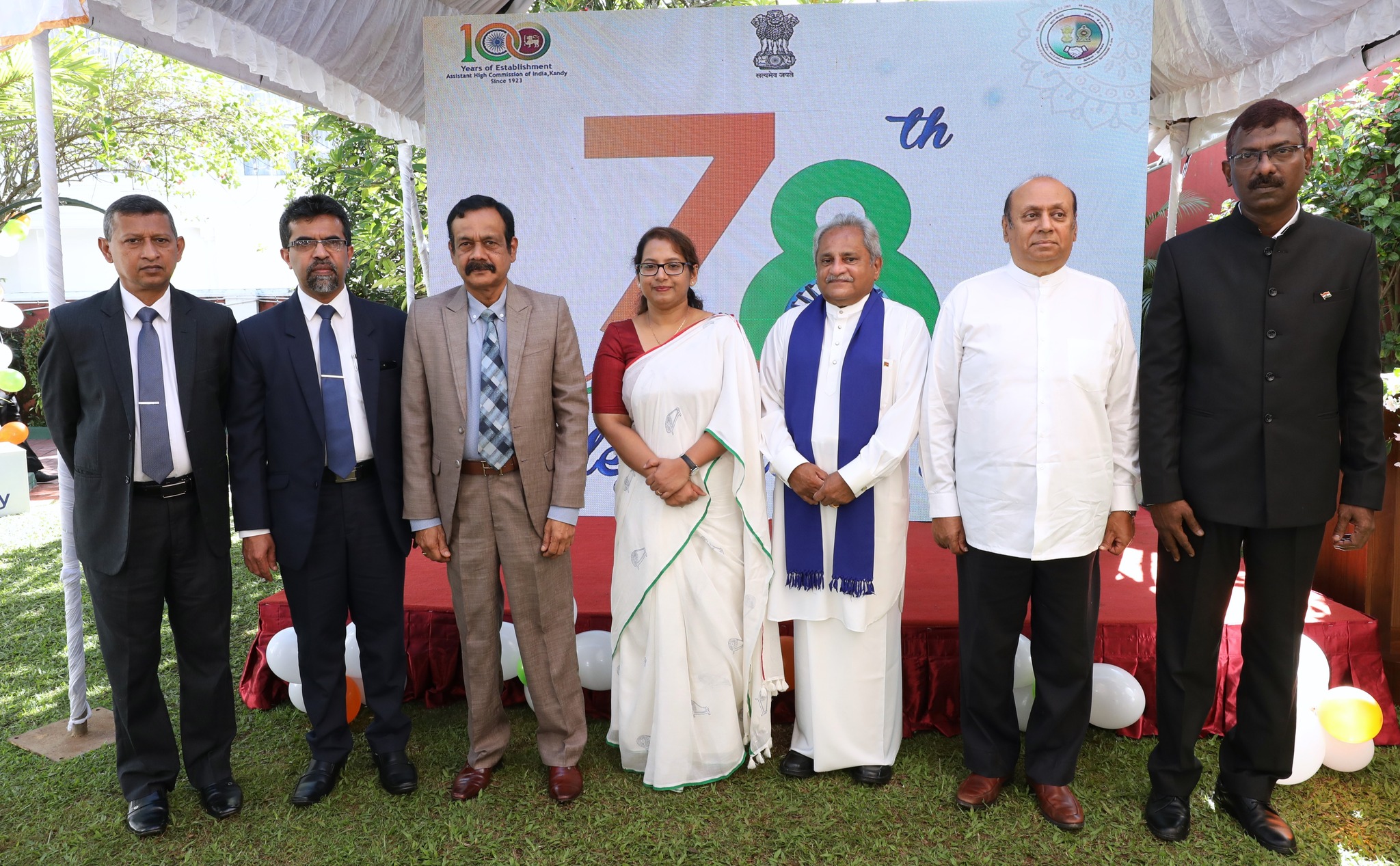 78 වන ඉන්දීය නිදහස් දින සැමරුම් උළෙලක් මහනුවර දී