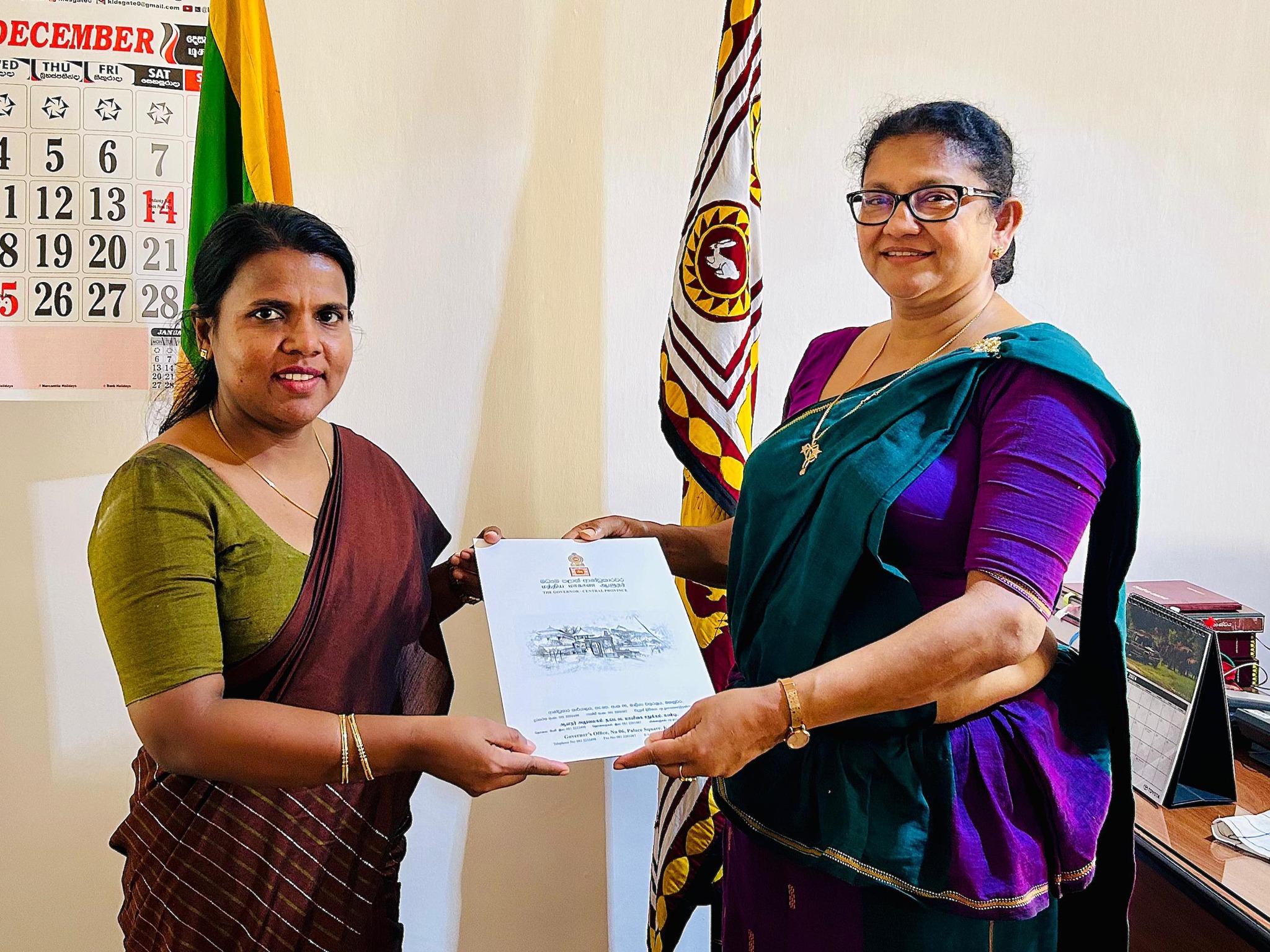 මධ්යම පළාත් සභාවේ ප්රධාන ලේකම් කාර්යාලයේ අධ්යක්ෂ (මුදල්) තනතුර සදහා නව අධ්යක්ෂවරියක් පත් කෙරේ.