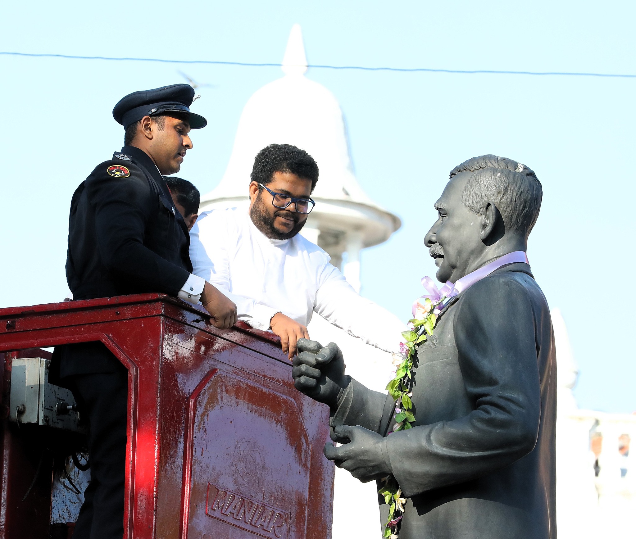 මෙරට ප්රථම අග්රාමත්ය මහාමාන්ය ඩී.එස්. සේනානායක මහතා සිහිකරමින් නිදහස් දින සැමරේ