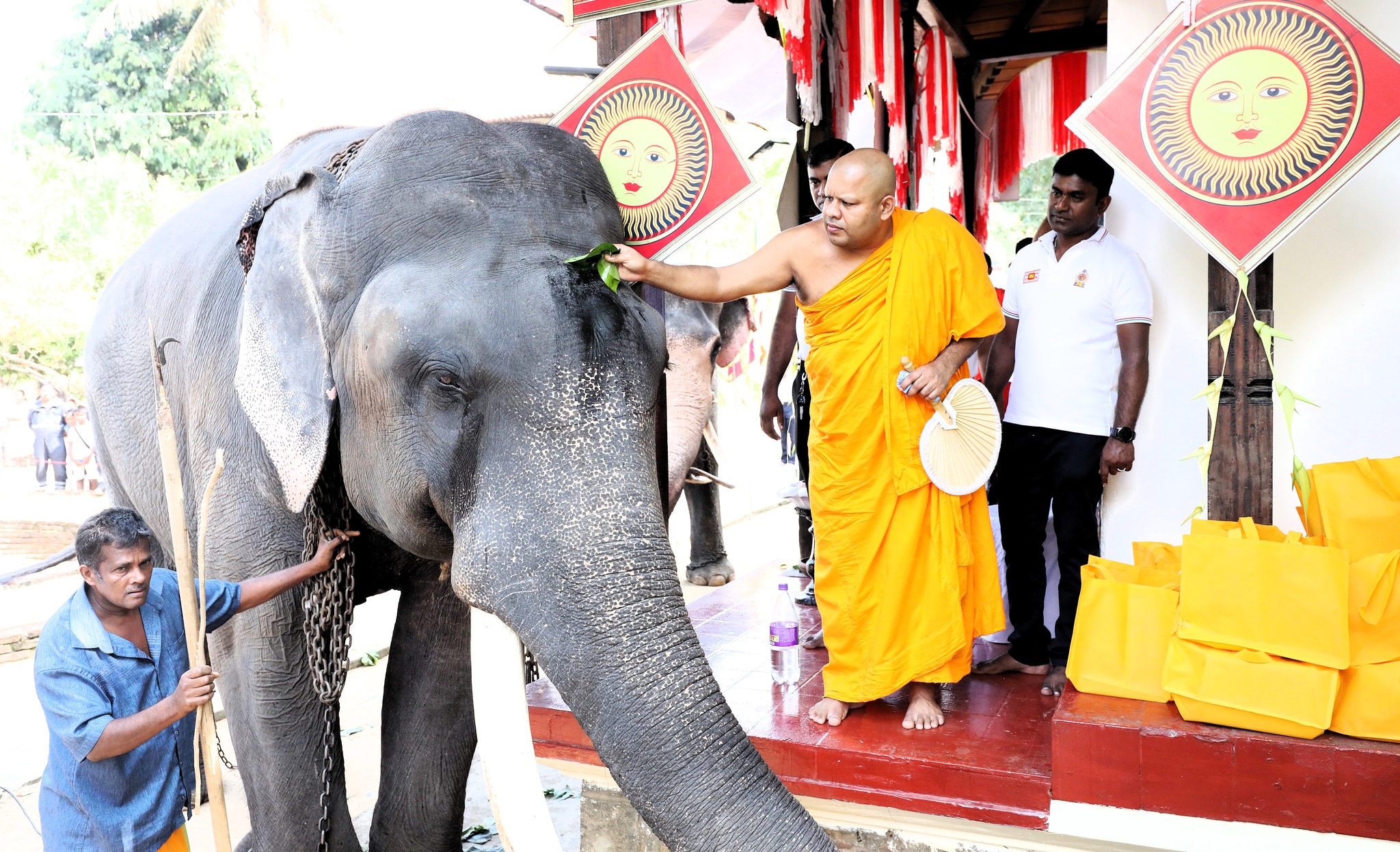 හිසතෙල් ගැල්වීමේ රාජ්ය උත්සවය ශ්රී මහා නාථ දේවාල භූමියේ දී