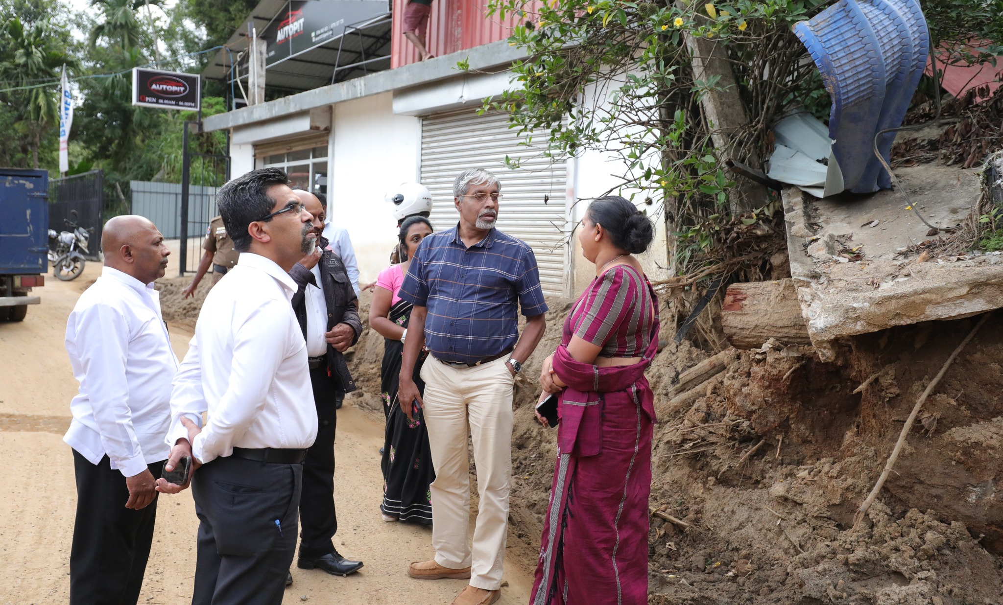 පූජාපිටිය ප්‍රාදේශීය ලේකම් කොට්ඨාසයේ ආපදා නිරීක්ෂණයට