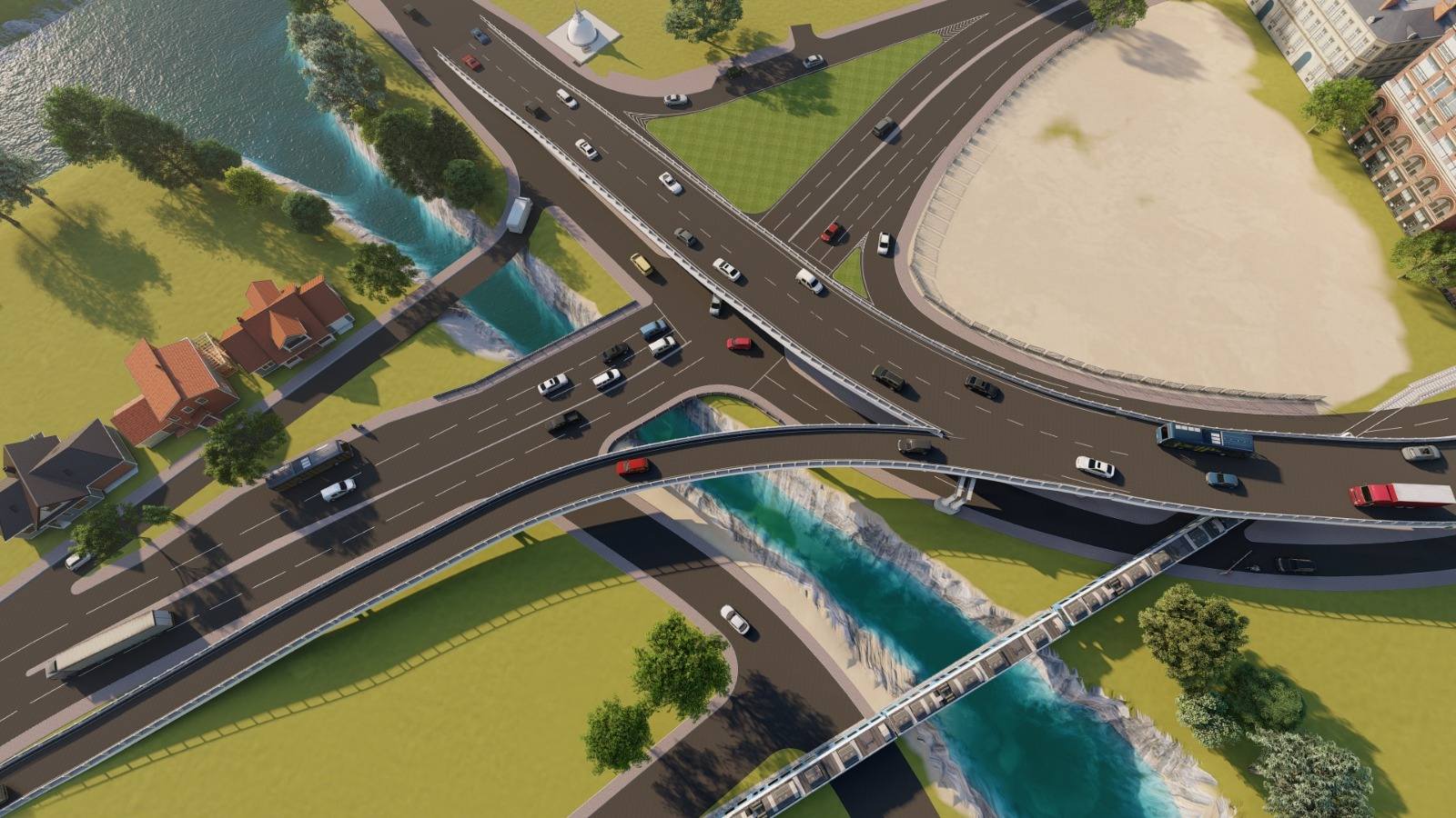 මහනුවර ගැටඹේ ගුවන් පාලමේ ඉදිකිරීම් යළි අරඹයි