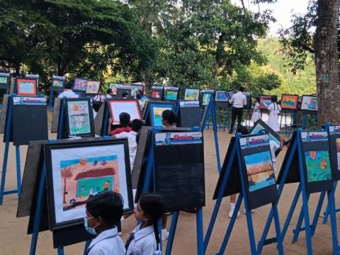ජනාධිපති විද්යාලයේ සිඟිති සිත්තරු සිතුවම් දැක්ම
