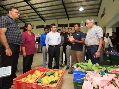 කෘෂි නව්‍යකරණ ව්‍යාපෘතිය යටතේ මාතලේ දිස්ත්‍රික්කය තුළ  ක්‍රියාත්මක වන ව්‍යාපෘතිවල  ප්‍රගතිය ආණ්ඩුකාරවරයා ගේ නිරීක්ෂණයට